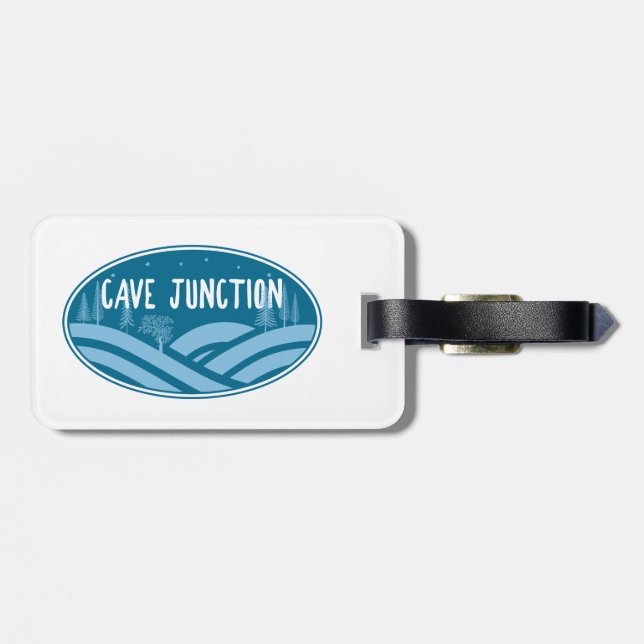 Etiqueta Para Maletas Cave Junction Oregon al aire libre (Atrás Horizontal)