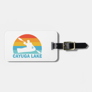Etiqueta Para Maletas Cayuga Lake New York Kayak