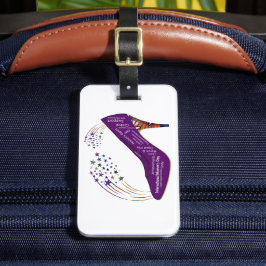 Etiqueta Para Maletas Celebrar el Día Internacional de la Mujer