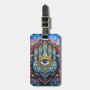 Etiqueta Para Maletas Celestial Hamsa 