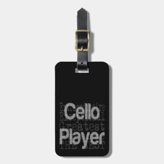 Etiqueta Para Maletas Cello Player Extraordinaire