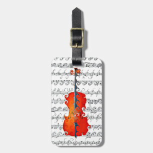 Etiqueta Para Maletas ¡Cello y yo rocamos!