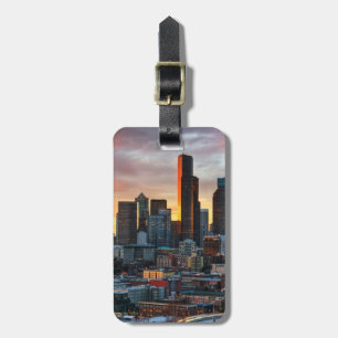 Etiqueta Para Maletas Centro y Seattle céntrica, Seattle de Columbia