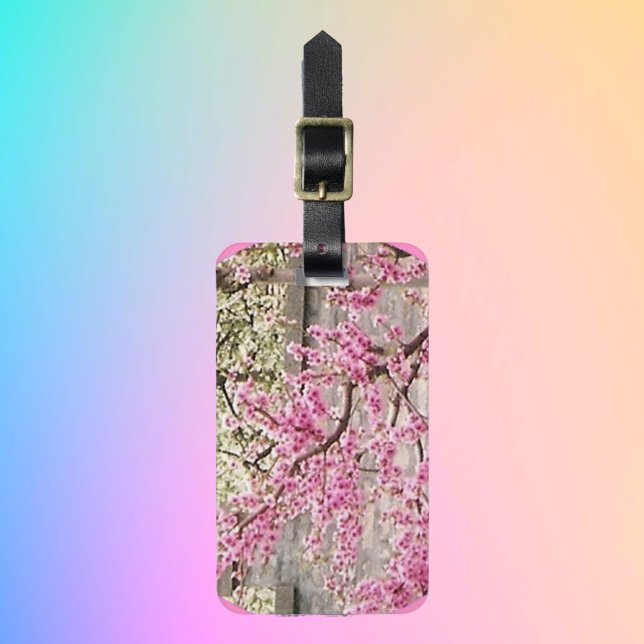 Etiqueta Para Maletas cerezos y albaricoques en flor (Subido por el creador)