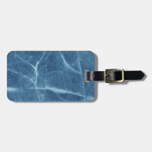 Etiqueta Para Maletas Cerrar foto de lago de hielo agrietado