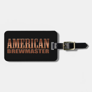 Etiqueta Para Maletas cerveza americana del cervecero del hogar del