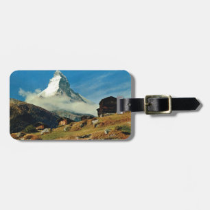 Etiqueta Para Maletas Cervino, Zermatt, Suiza