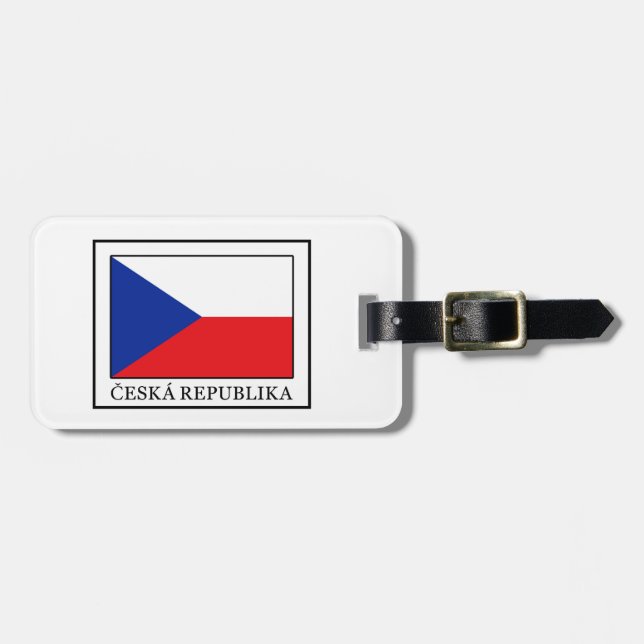 Etiqueta Para Maletas Ceska Republika (Frente Horizontal)