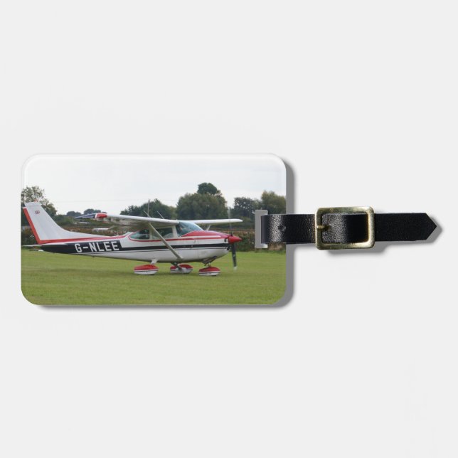 Etiqueta Para Maletas Cessna 182Q (Frente Horizontal)