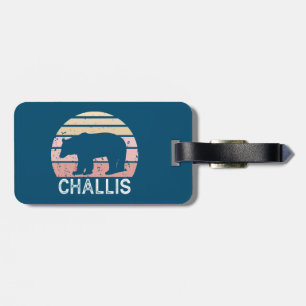 Etiqueta Para Maletas Challis Idaho Retro Bear