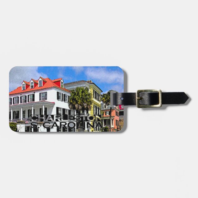 Etiqueta Para Maletas Charleston (Frente Horizontal)
