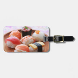 Etiqueta Para Maletas Charming Sushi Set – Soft Pastel Luggage Tag