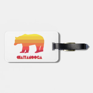 Etiqueta Para Maletas Chattanooga Tennessee Rainbow Bear