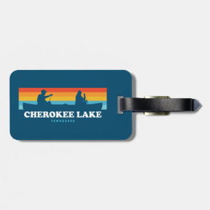 Etiqueta Para Maletas Cherokee Lake Tennessee Canoe