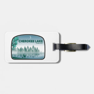 Etiqueta Para Maletas Cherokee Lake Tennessee Deer