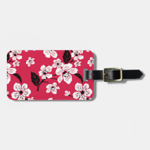 ETIQUETA PARA MALETAS CHERRY BLOSSOM - SAKURA (ROJO)