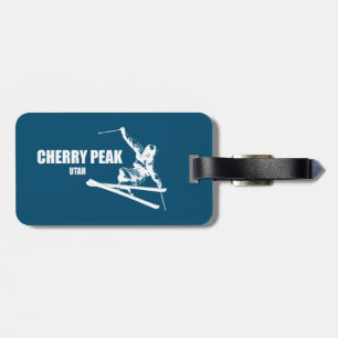 Etiqueta Para Maletas Cherry Peak Resort Skier