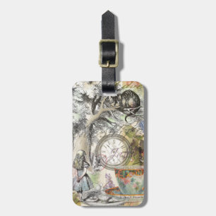 Etiqueta Para Maletas Cheshire Cat Alice Wonderland Classic