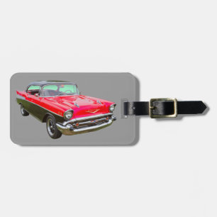 Etiqueta Para Maletas Chevrolet Bel Air Classic Car 1957