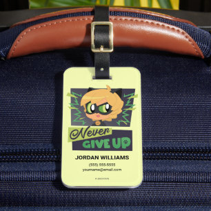 Etiqueta Para Maletas Chibi Cat Noir Nunca se rinde