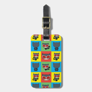 Etiqueta Para Maletas Chibi Catwoman Character Poses