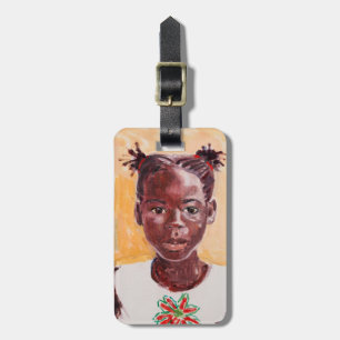 Etiqueta Para Maletas Chica africano