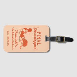 Etiqueta Para Maletas Chica de espectáculo Gran final Soltera