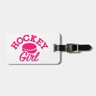 Etiqueta Para Maletas Chica del hockey