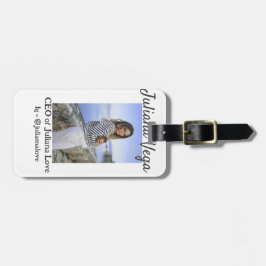 Etiqueta Para Maletas CHICA jefe jefe de empresa director ejecutivo mane