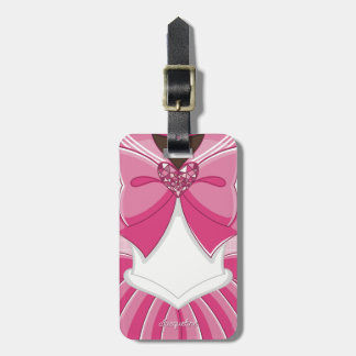 Etiqueta Para Maletas Chica Mágica Rosa III
