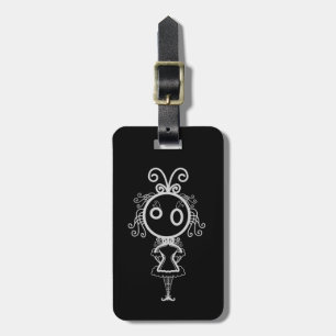 Etiqueta Para Maletas Chica Personalizado de Cute Kawaii