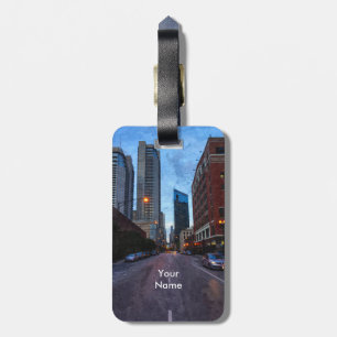 Etiqueta Para Maletas Chicago Evening Drive