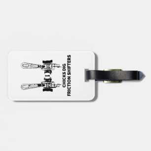 Etiqueta Para Maletas Chicas cavan bicicleta de cambio de fricción