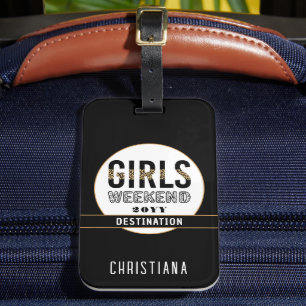 Etiqueta Para Maletas Chicas de fin de semana Chicas personalizados viaj