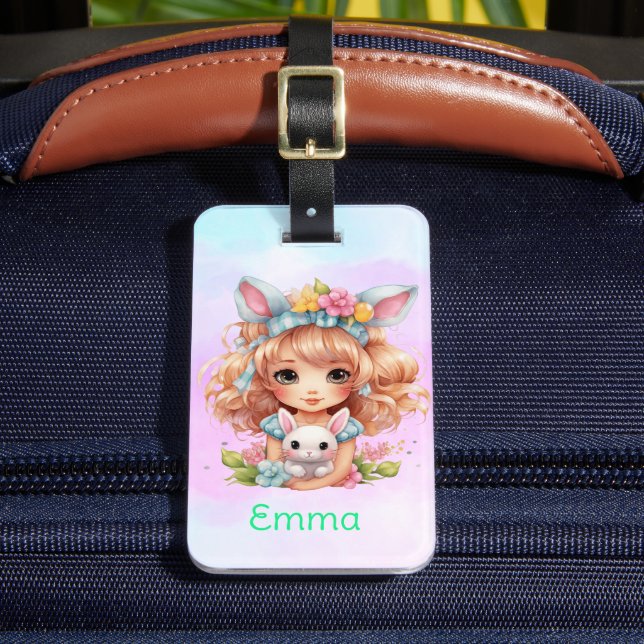 Etiqueta Para Maletas Chicas personalizadas (Anverso In situ 2)