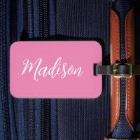 Chicas rosados de moda Nombre Personalizado de gui