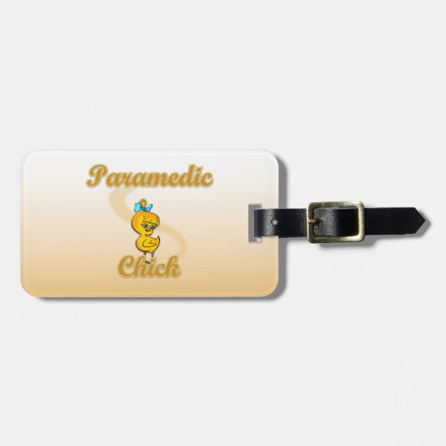Etiqueta Para Maletas Chico paramédico (Frente Horizontal)