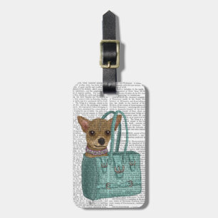 Etiqueta Para Maletas Chihuahua En Bolsa