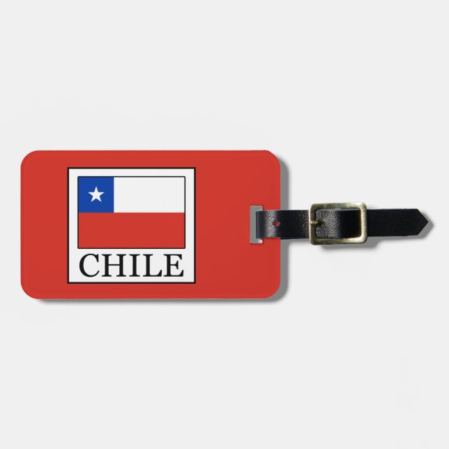 Etiqueta Para Maletas Chile (Frente Horizontal)