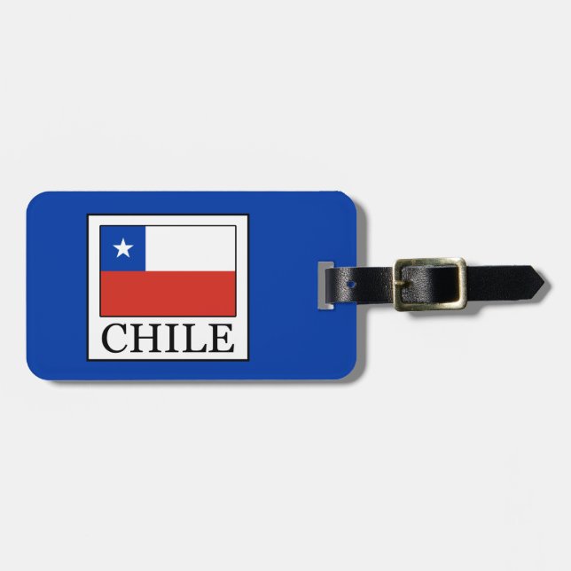Etiqueta Para Maletas Chile (Frente Horizontal)