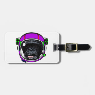 Etiqueta Para Maletas Chimpancé espacial