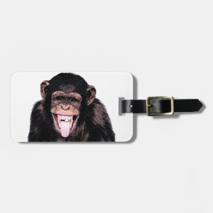 Etiqueta Para Maletas Chimpanzee