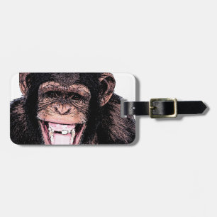 Etiqueta Para Maletas Chimpanzee