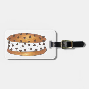 Etiqueta Para Maletas Chipwich Chip de chocolate Cocina helada Sandwich