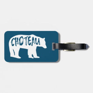 Etiqueta Para Maletas Choteau Montana Bear