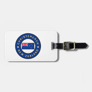 Etiqueta Para Maletas Christchurch Nueva Zelanda