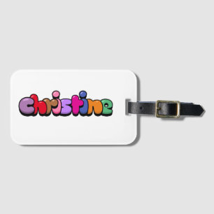 Etiqueta Para Maletas Christine