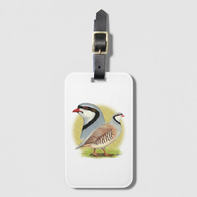 Etiqueta Para Maletas Chukar Partridge Combo (Anverso vertical)