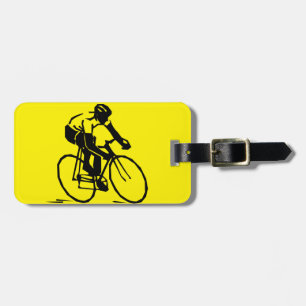 Etiqueta Para Maletas Ciclo amarillo