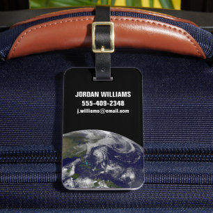 Etiqueta Para Maletas Ciclones Tropicales Katia, Lee, Maria Y Nate.